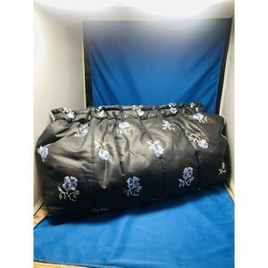 Holdings XLarge black floral quilted tote bag Holdings